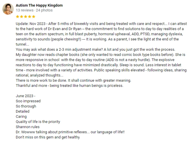 Chiropractic Mt. Juliet TN The Happy Kingdom Testimonial